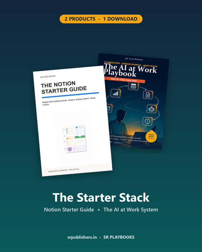 The Starter Stack — Notion and AI at Work digital bundle